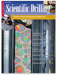 Cover of 'Scientific Drilling' Magazine